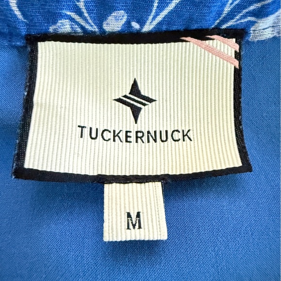 Tuckernuck Limoges Floral Royal Shirt Dress Medium - Picture 10 of 14